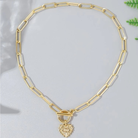 Heart Charm Necklace - Picture 2 of 3